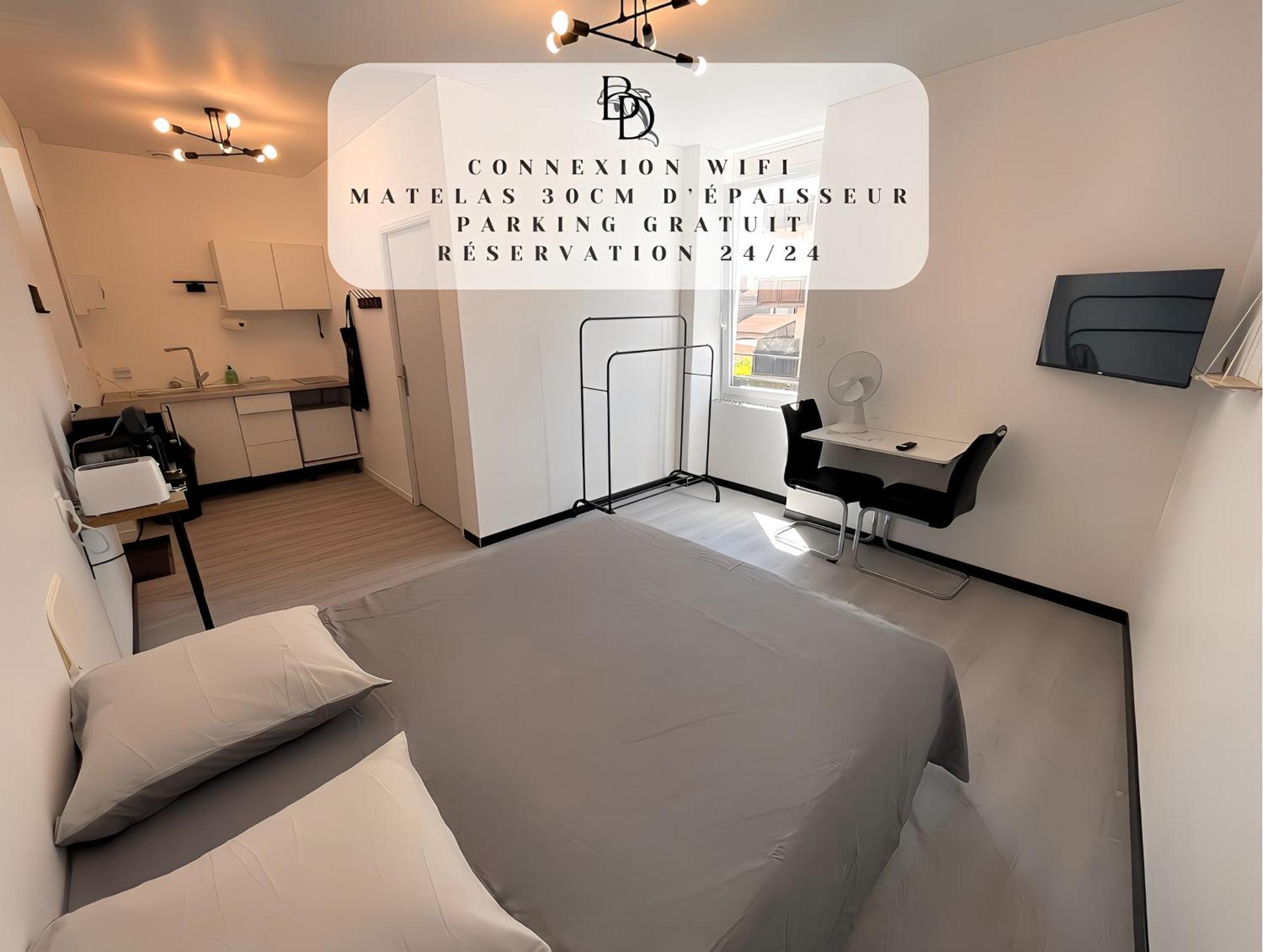 Studio B2 20M2 Cosy 5Min A Pied Des Gares Роан Экстерьер фото